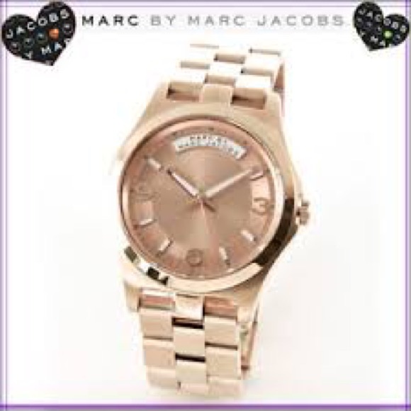Marc By Marc Jacobs Accessories - Marc Jacobs Baby Dave Rose Gold Women’s Big Watch